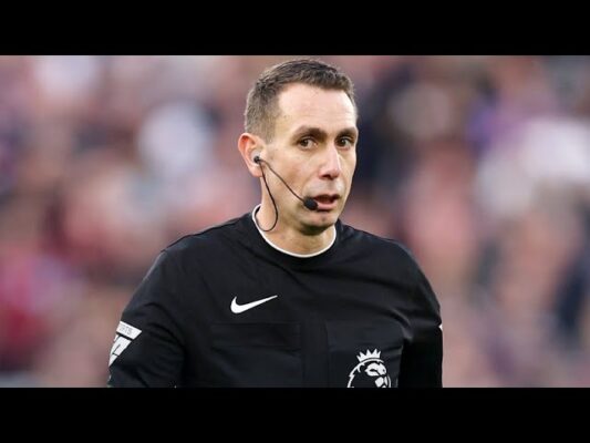 David Coote as a referee 